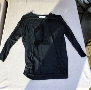 Maison Martin Margiela Black Long Sleeve Top